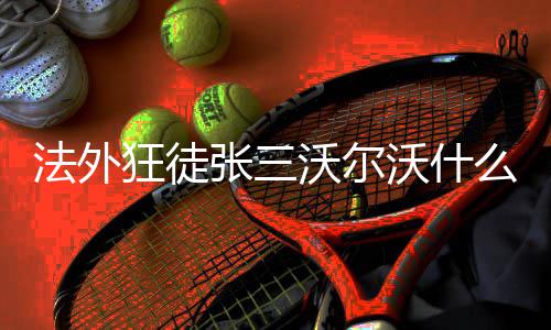 狂徒么梗沃尔沃什张三法外